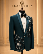 The KlassyMen Textured Boucle Suit