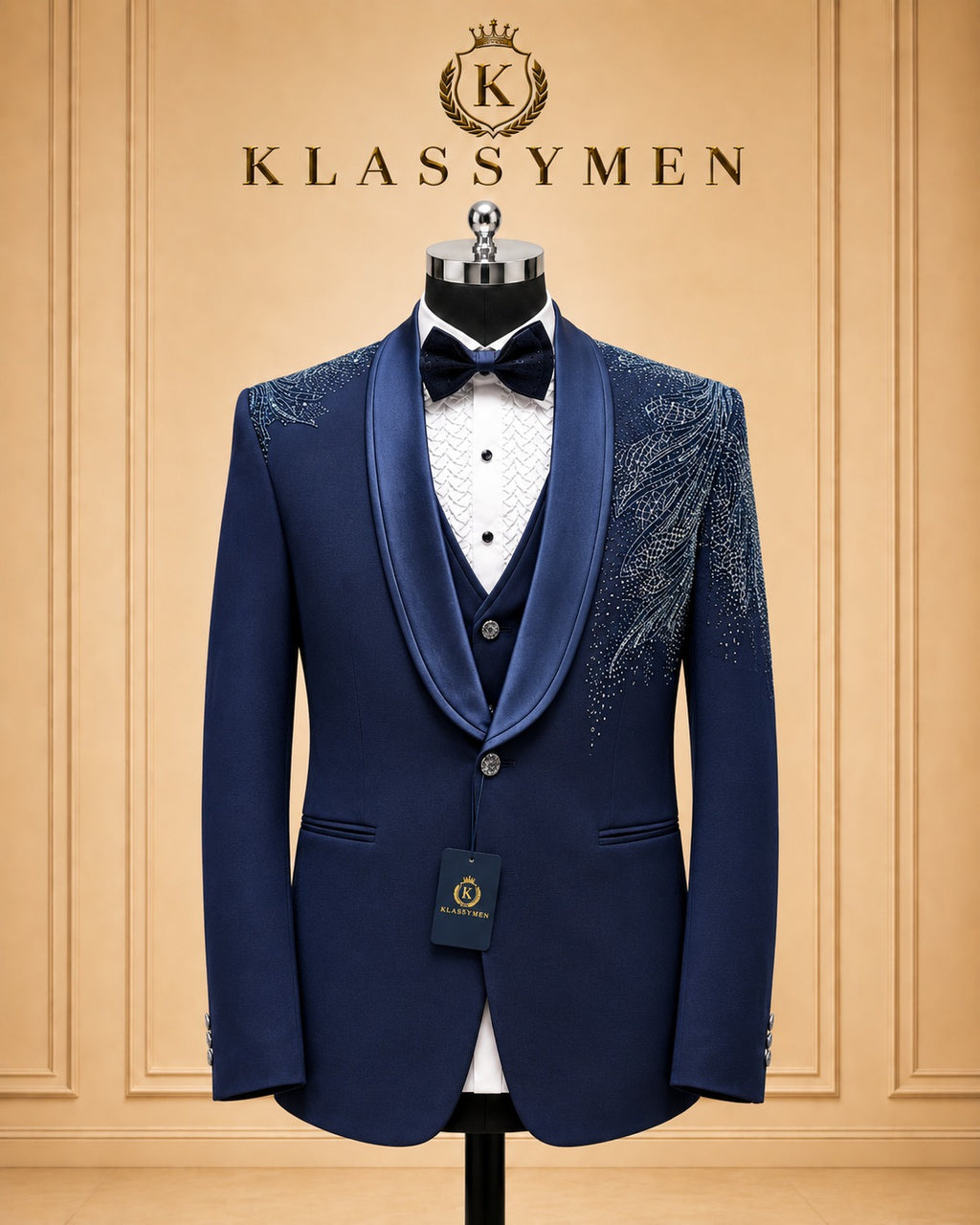 The KlassyMen Double-Breasted Power Suit