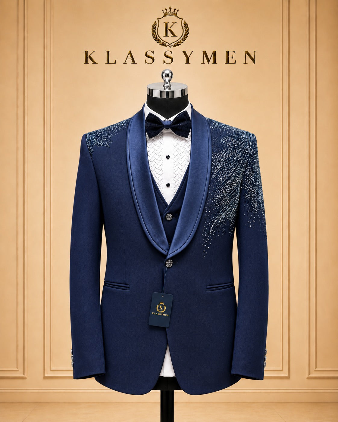 The KlassyMen Double-Breasted Power Suit