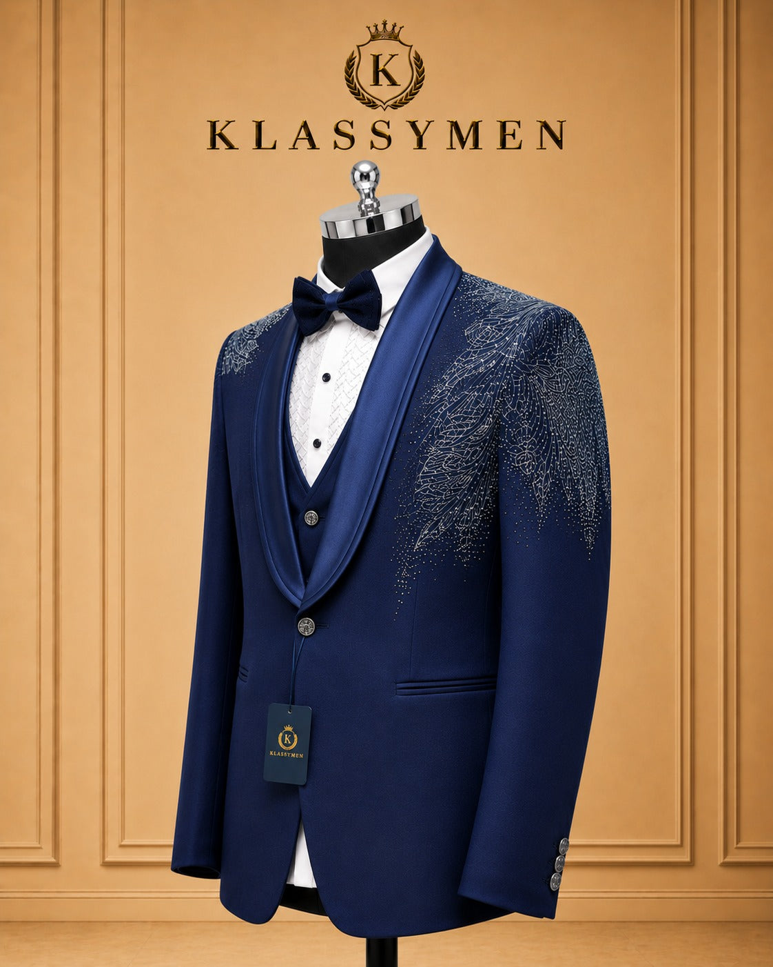 The KlassyMen Double-Breasted Power Suit