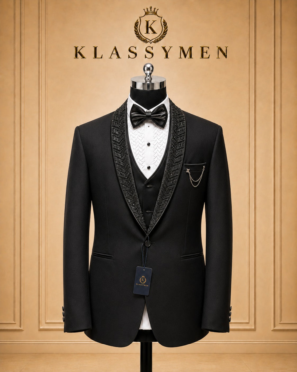 The KlassyMen Checked Windowpane Suit