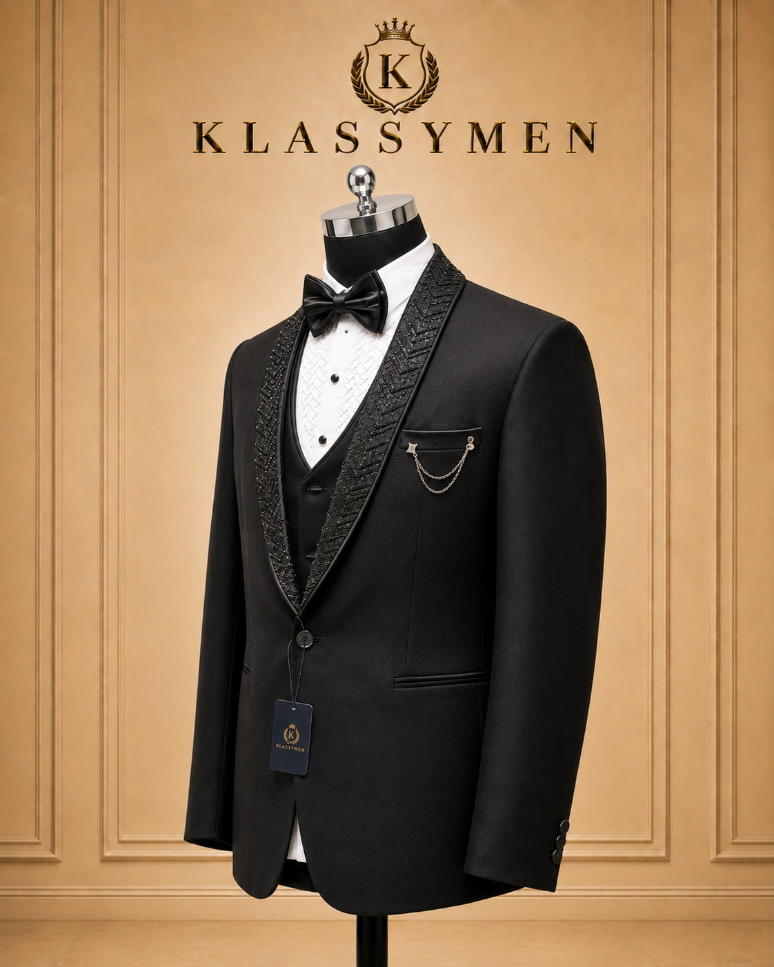 The KlassyMen Checked Windowpane Suit
