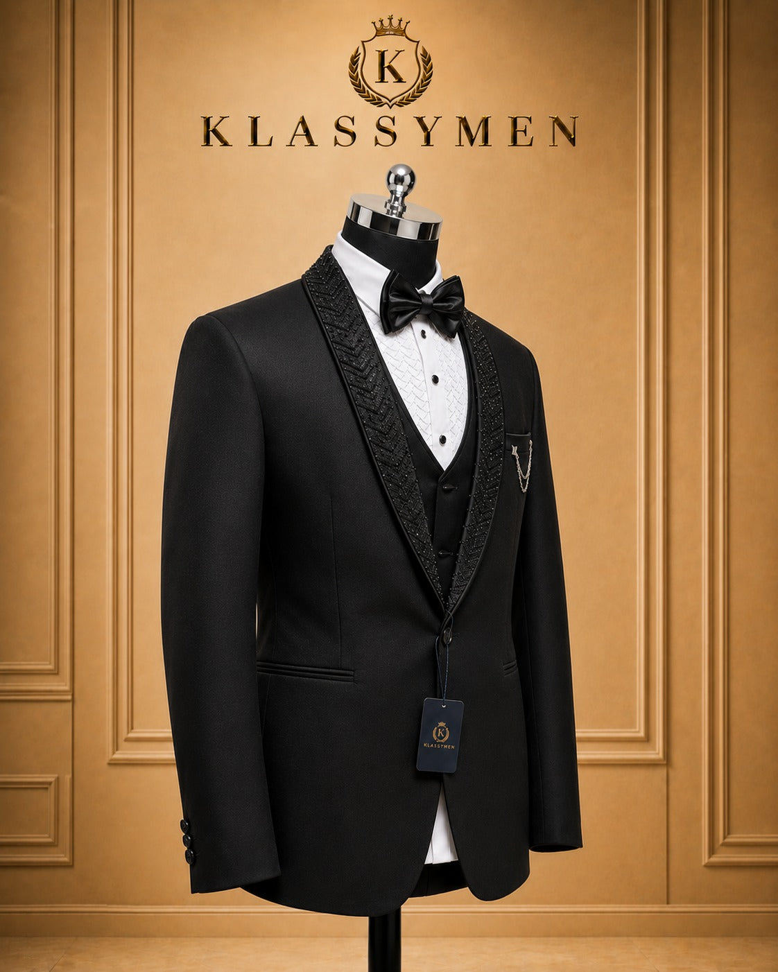 The KlassyMen Checked Windowpane Suit
