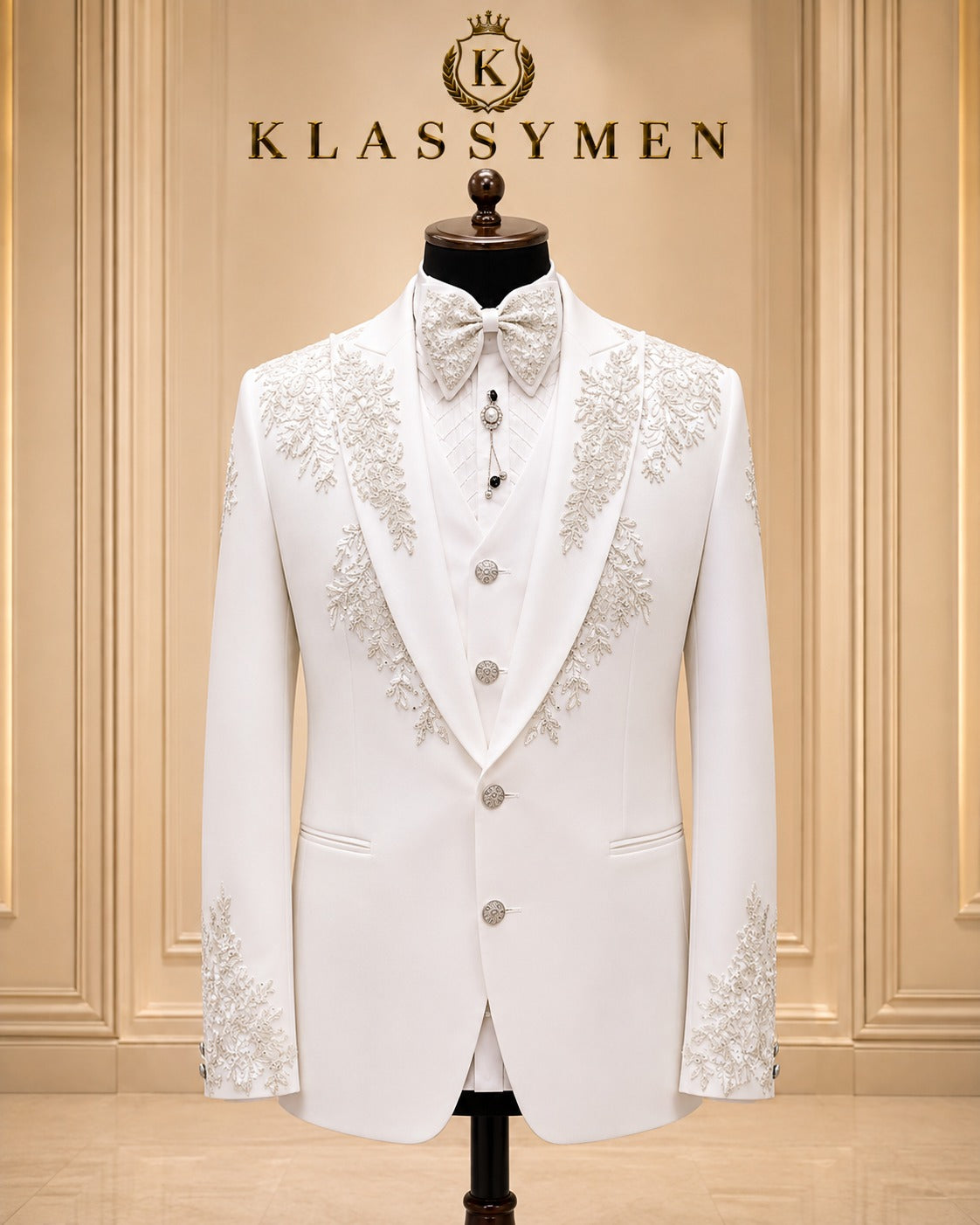 The KlassyMen Pinstripe Boardroom Suit