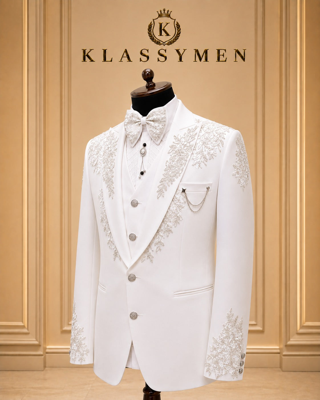 The KlassyMen Pinstripe Boardroom Suit