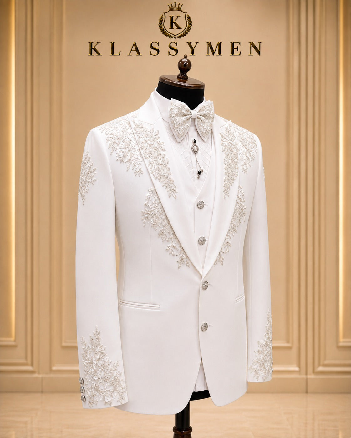 The KlassyMen Pinstripe Boardroom Suit