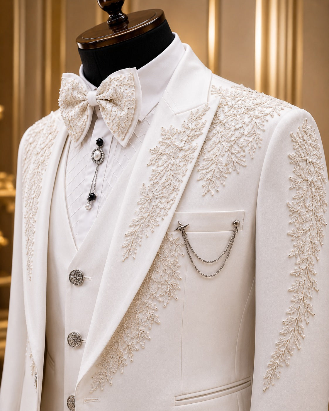 The KlassyMen Pinstripe Boardroom Suit