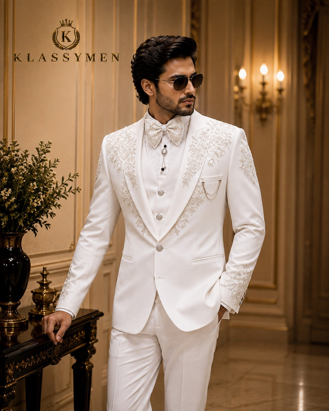 The KlassyMen Pinstripe Boardroom Suit