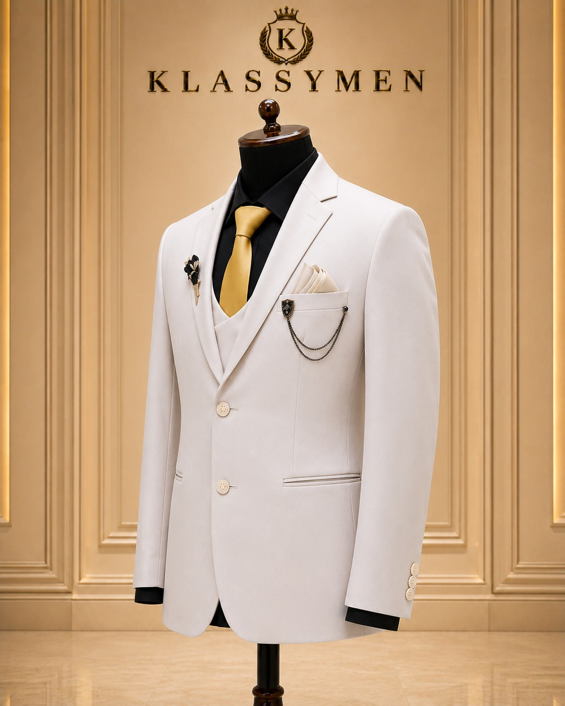 The KlassyMen Nehru Collar Suit