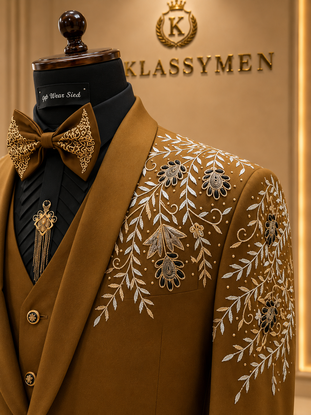 The KlassyMen Herringbone Tweed Suit