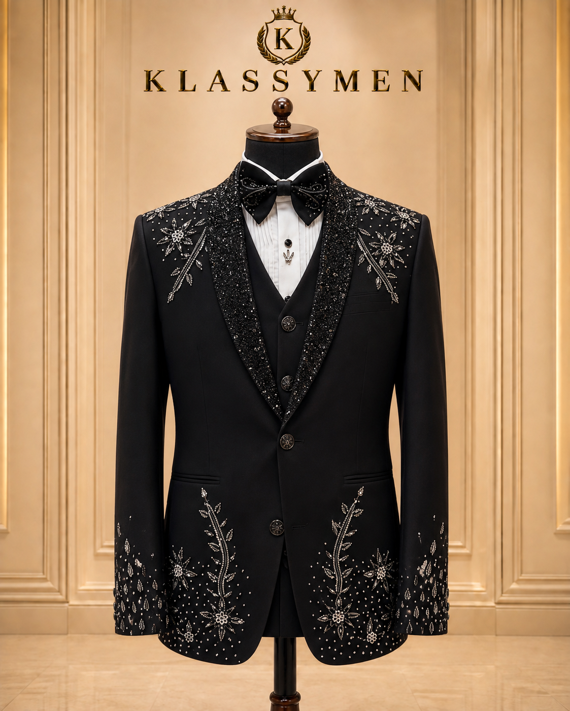 The KlassyMen Chalk Stripe Suit