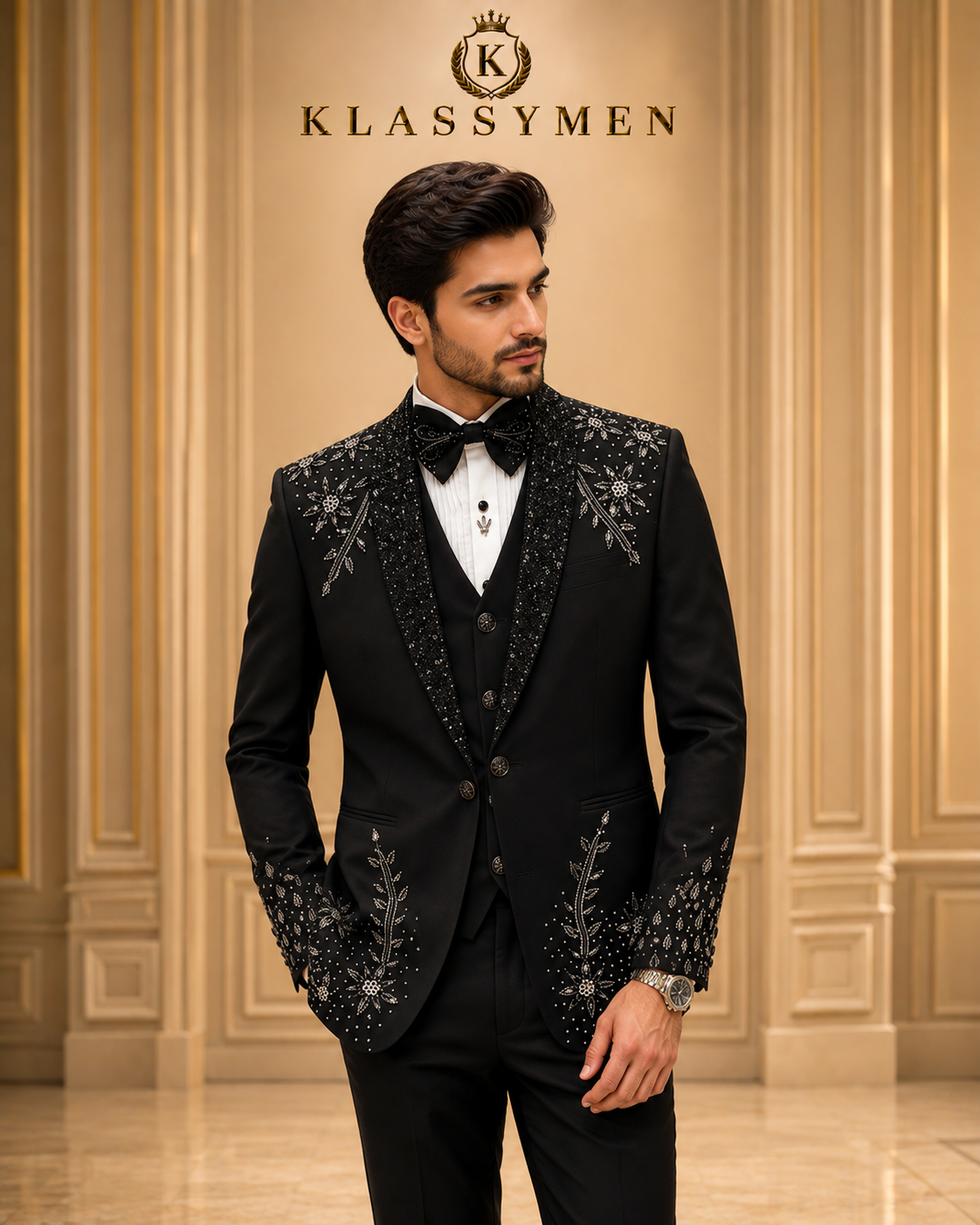 The KlassyMen Chalk Stripe Suit