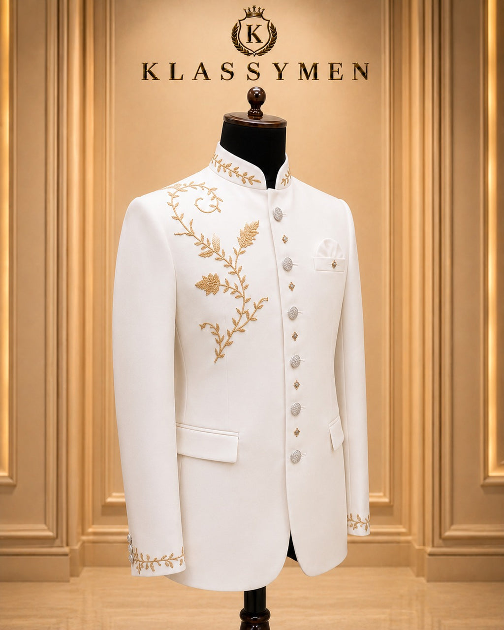 The KlassyMen Linen-Cotton Blend Suit
