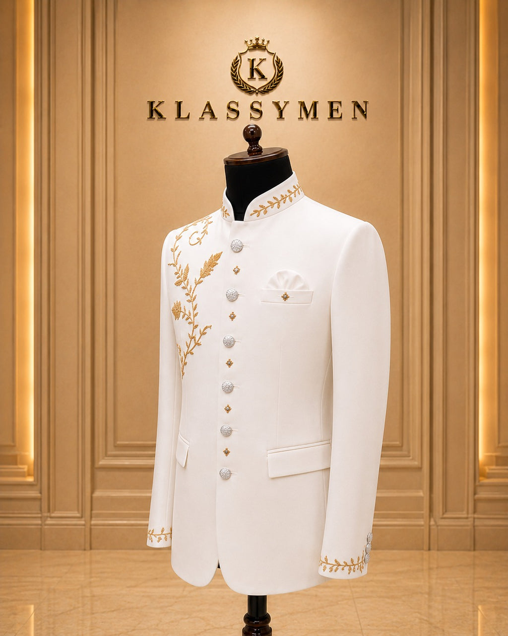 The KlassyMen Linen-Cotton Blend Suit