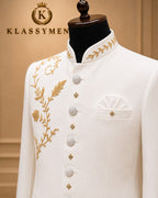 The KlassyMen Linen-Cotton Blend Suit