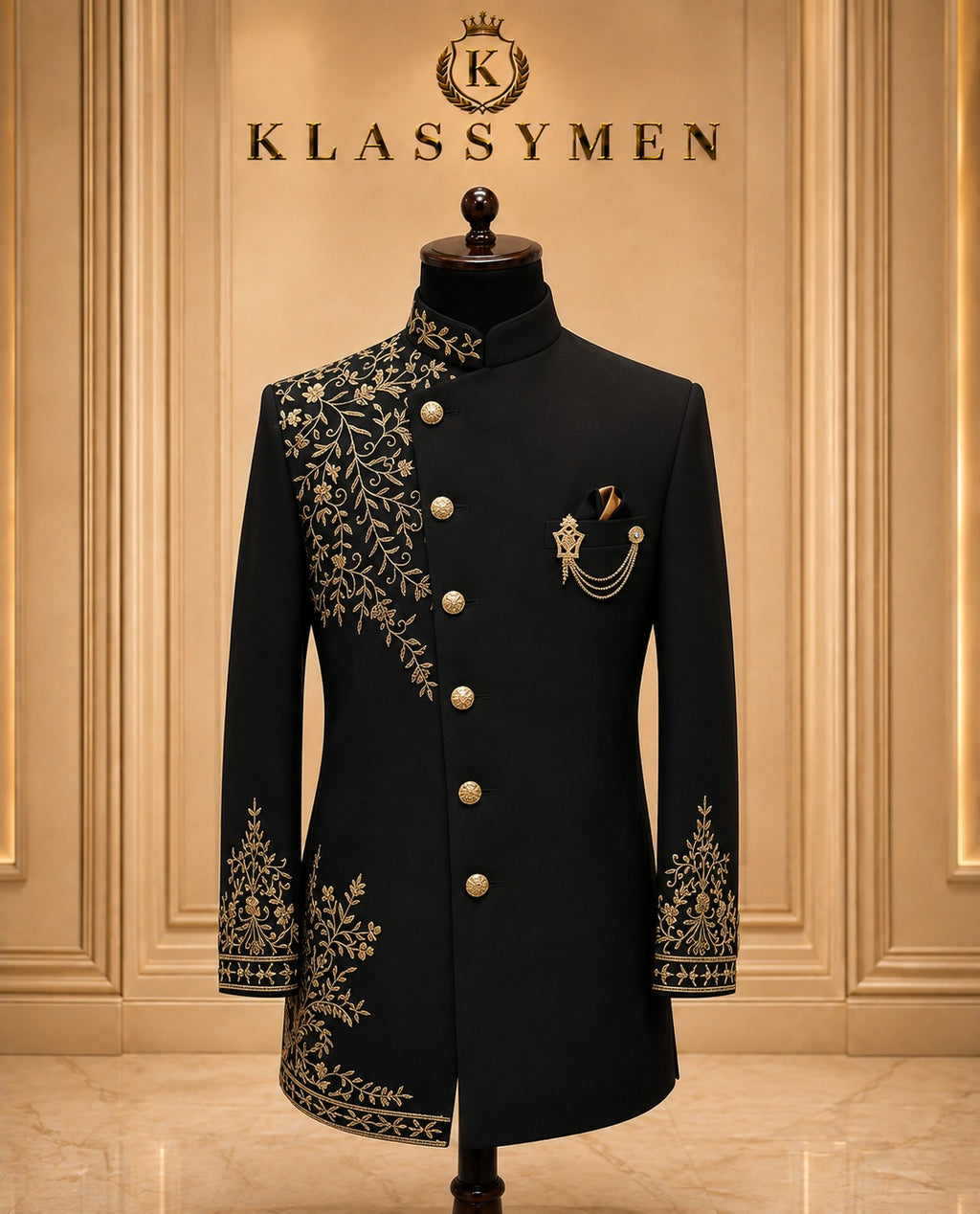The KlassyMen Wool Flannel Suit