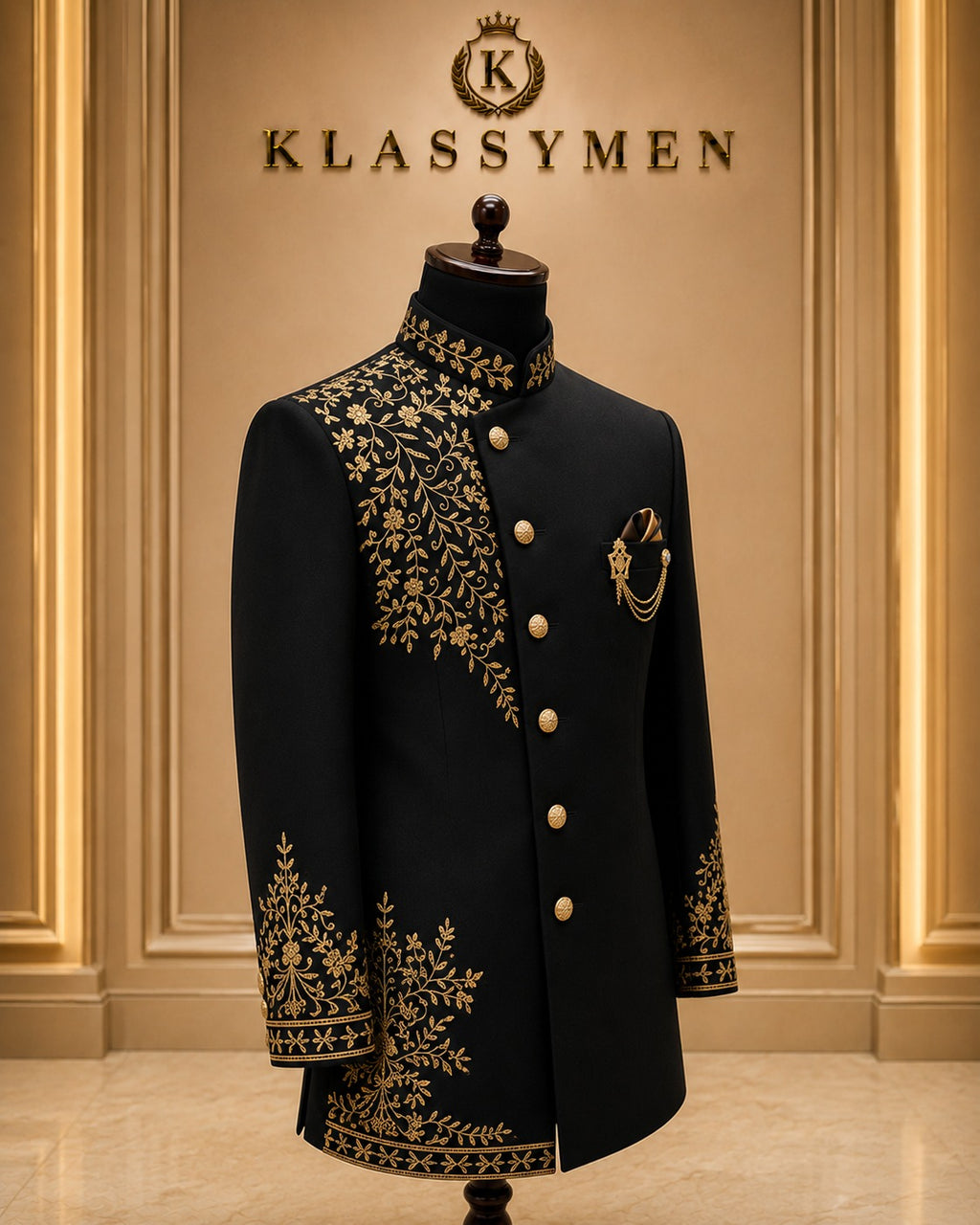 The KlassyMen Wool Flannel Suit