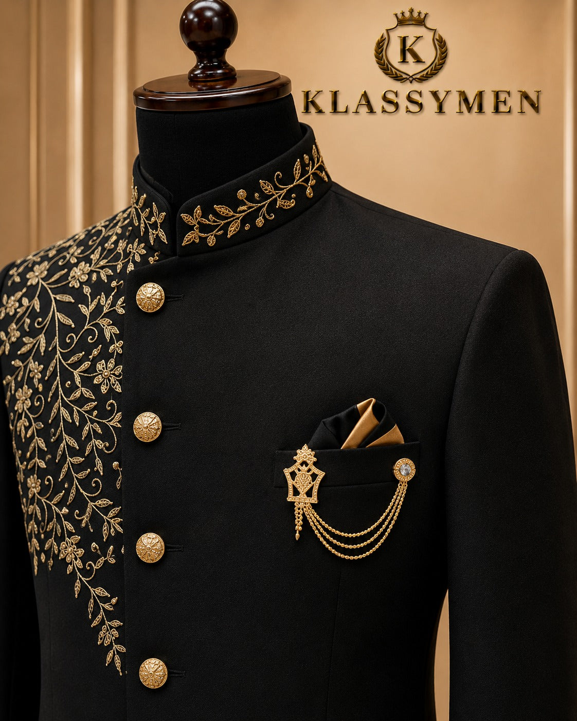 The KlassyMen Wool Flannel Suit