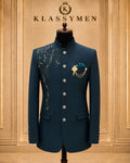 The KlassyMen Contrast Lapel Dinner Suit