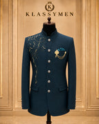 The KlassyMen Contrast Lapel Dinner Suit