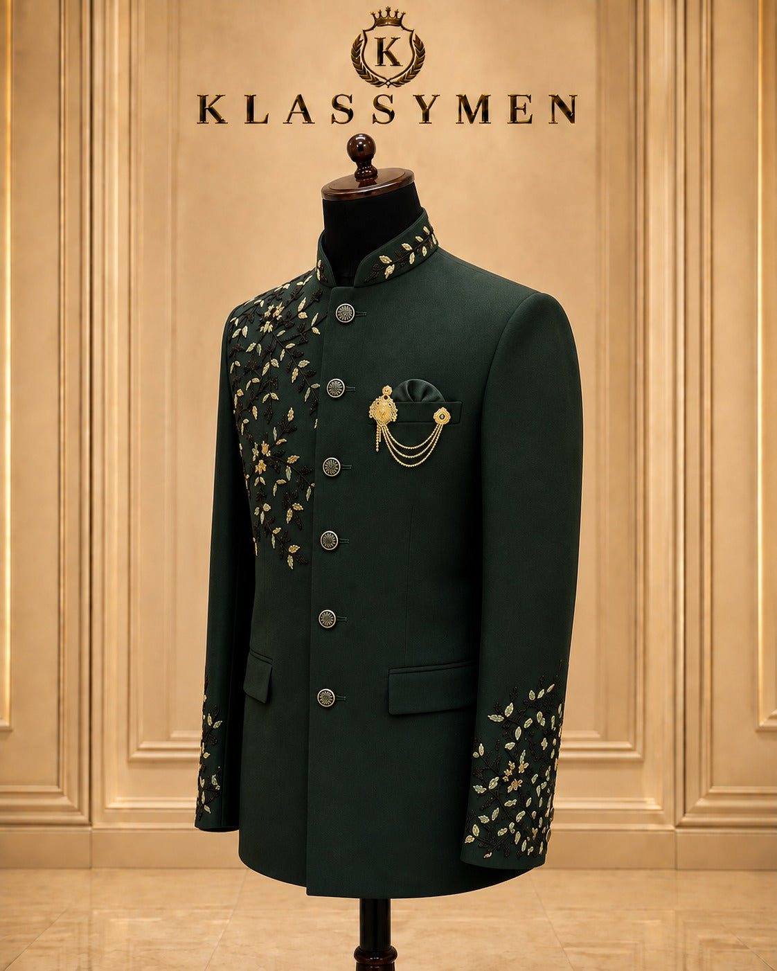 The KlassyMen Stretch Performance Slim Suit