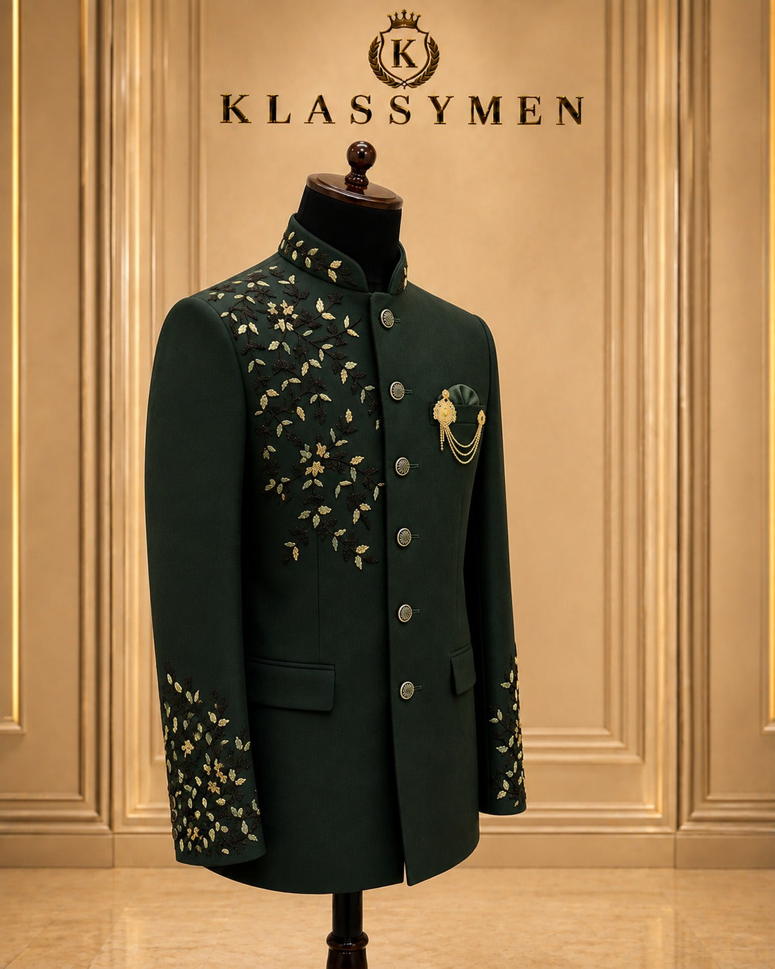 The KlassyMen Stretch Performance Slim Suit