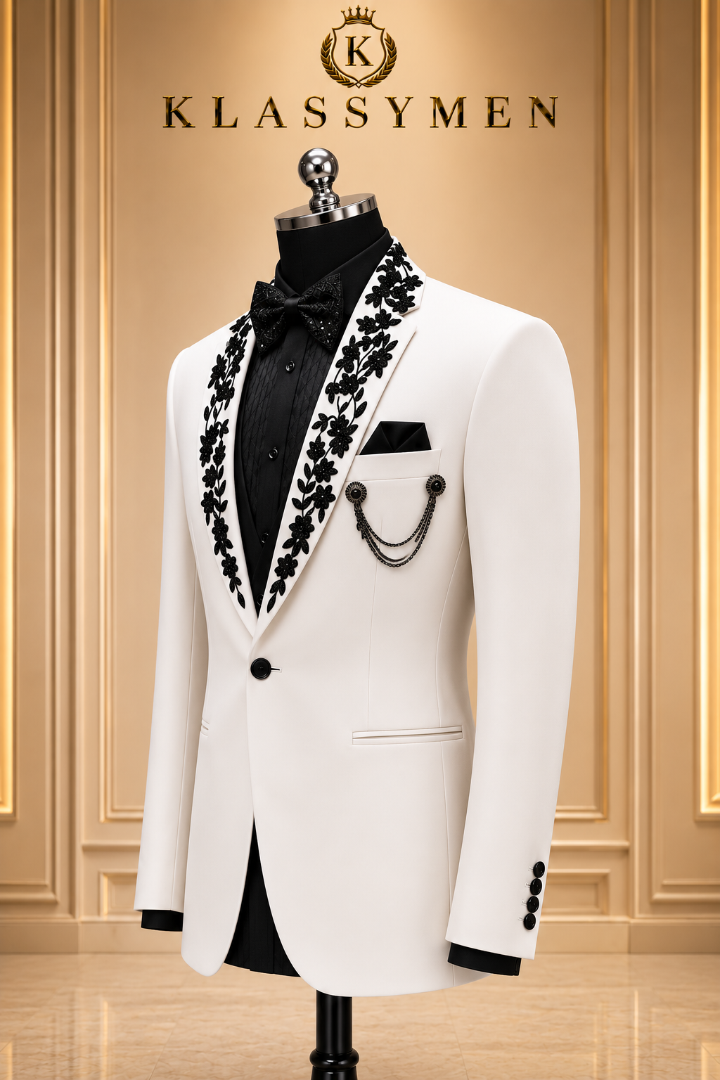 The KlassyMen Houndstooth Classic Suit