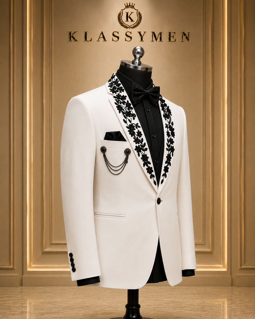 The KlassyMen Houndstooth Classic Suit