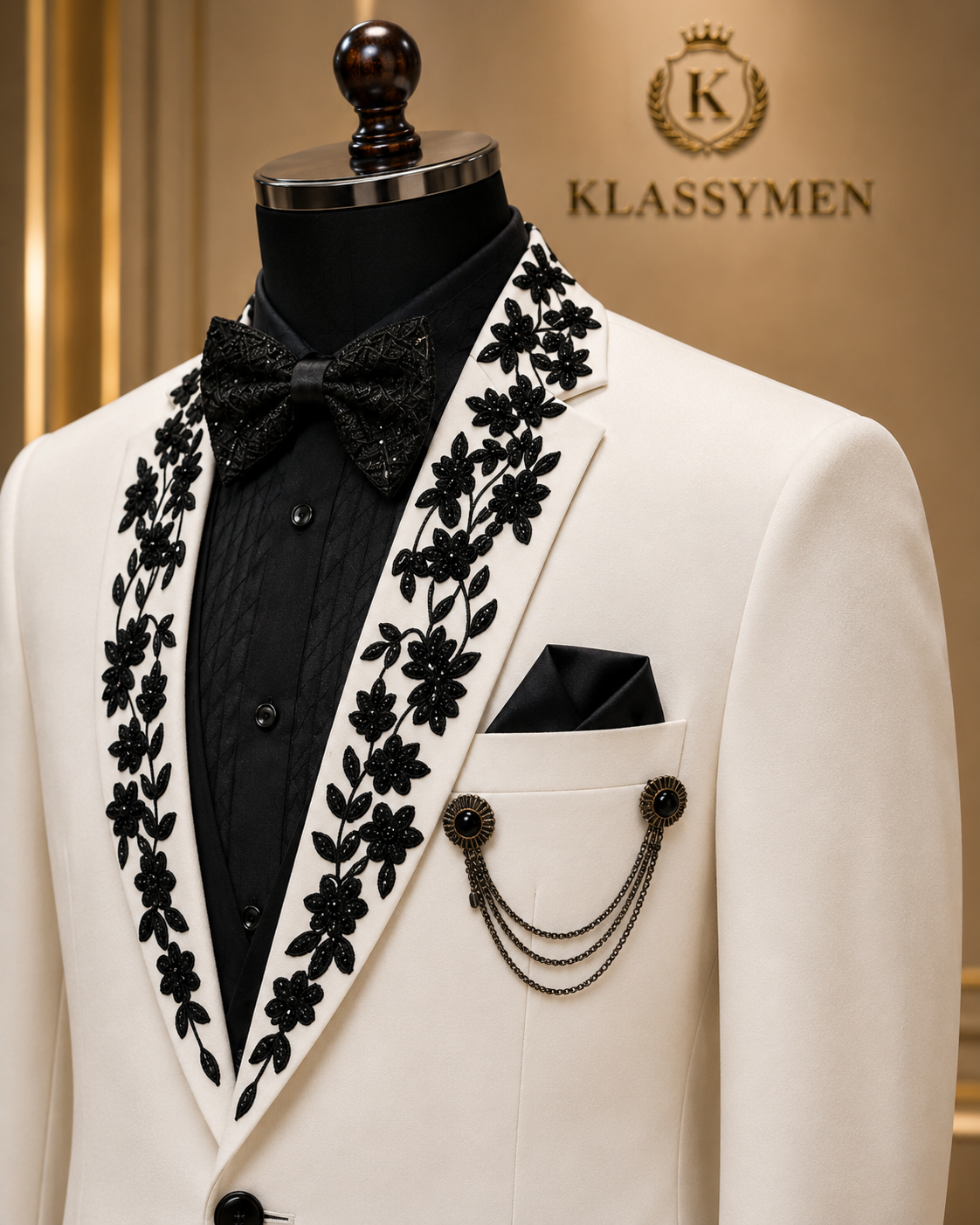 The KlassyMen Houndstooth Classic Suit