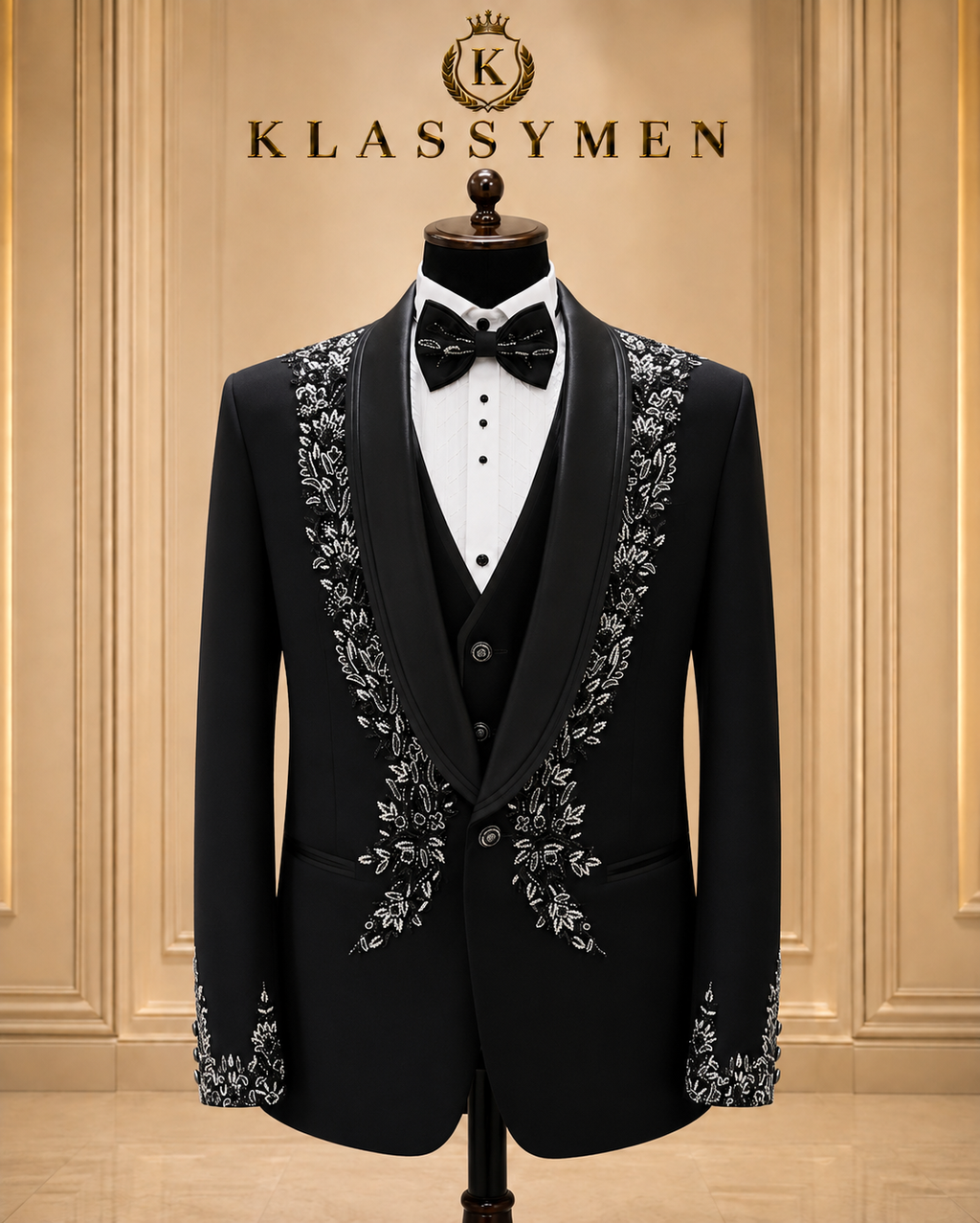 The KlassyMen Wool Crepe Suit