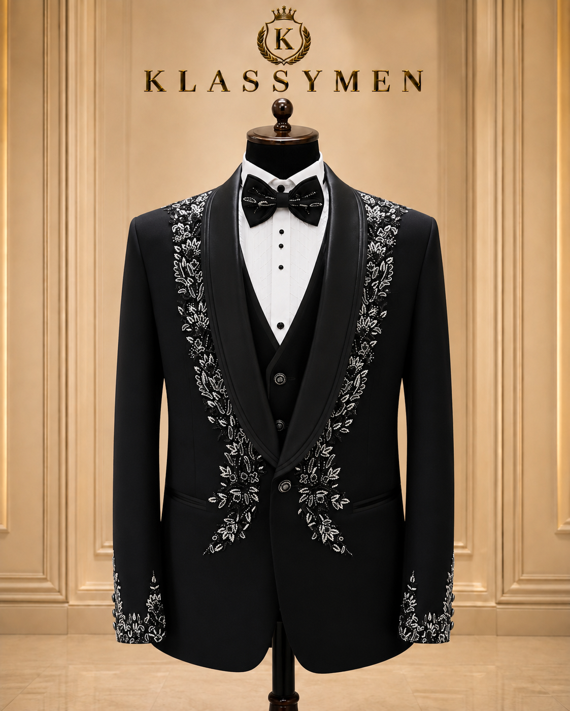 The KlassyMen Wool Crepe Suit