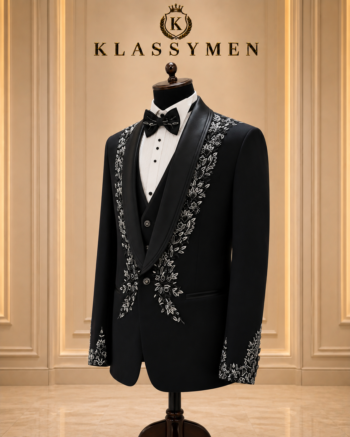 The KlassyMen Wool Crepe Suit