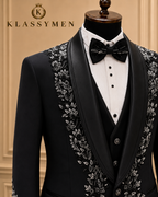 The KlassyMen Wool Crepe Suit