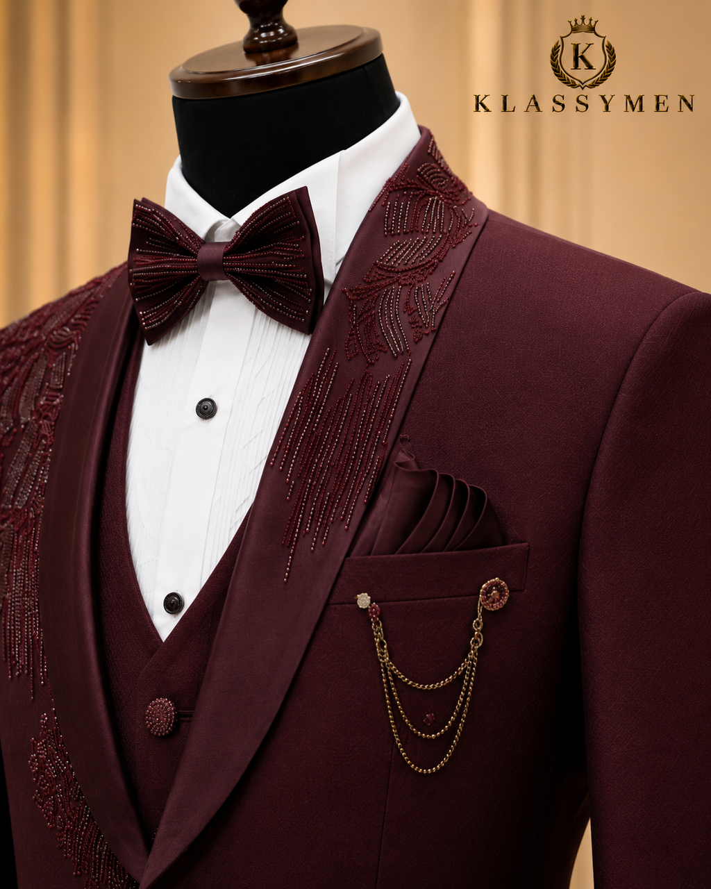 The KlassyMen Silk-Wool Blend Suit