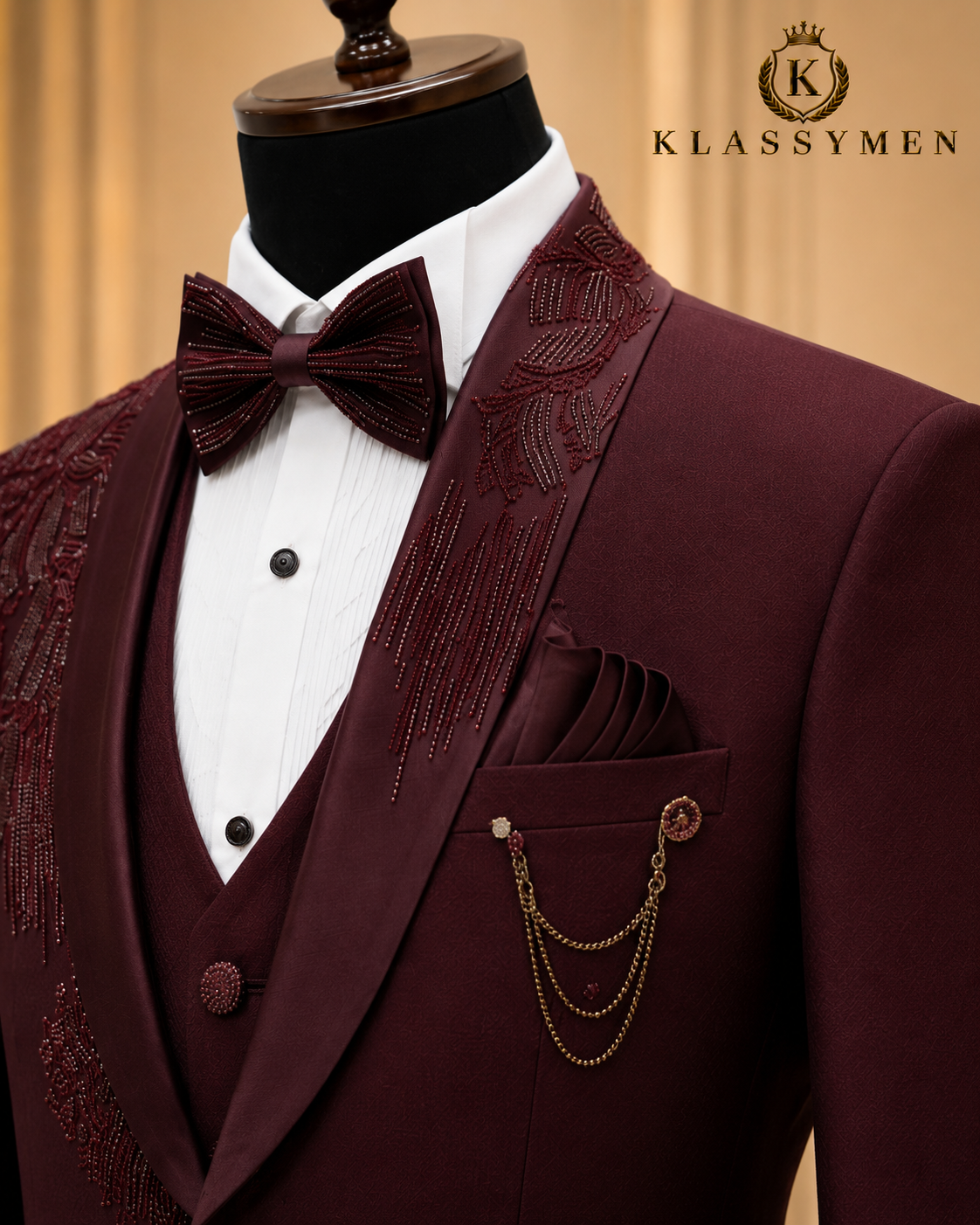 The KlassyMen Silk-Wool Blend Suit