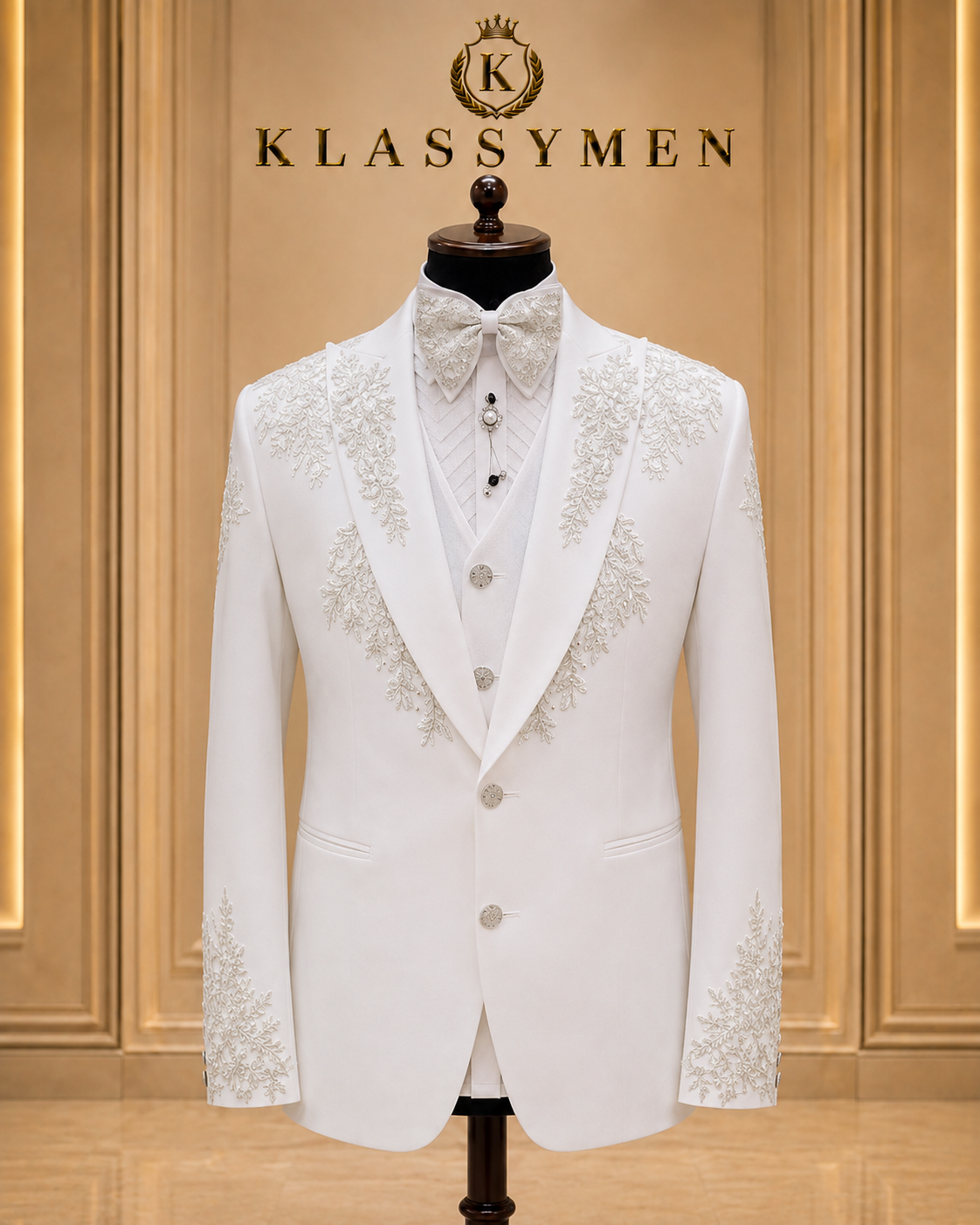 The KlassyMen Slim Fit Mohair Suit