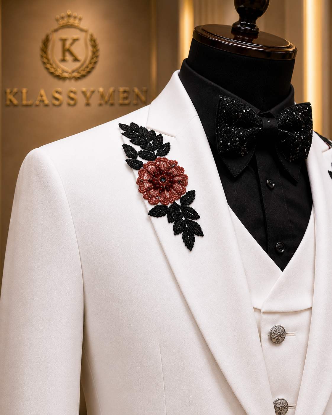 The KlassyMen Slim Fit Suit in Forest Green