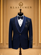 The KlassyMen Slim Fit Burgundy Suit