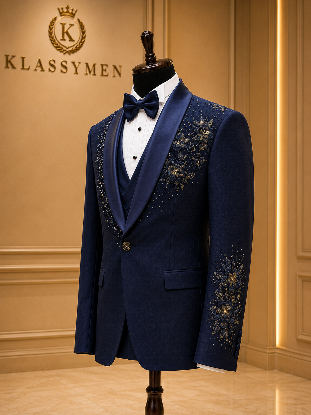 The KlassyMen Slim Fit Burgundy Suit
