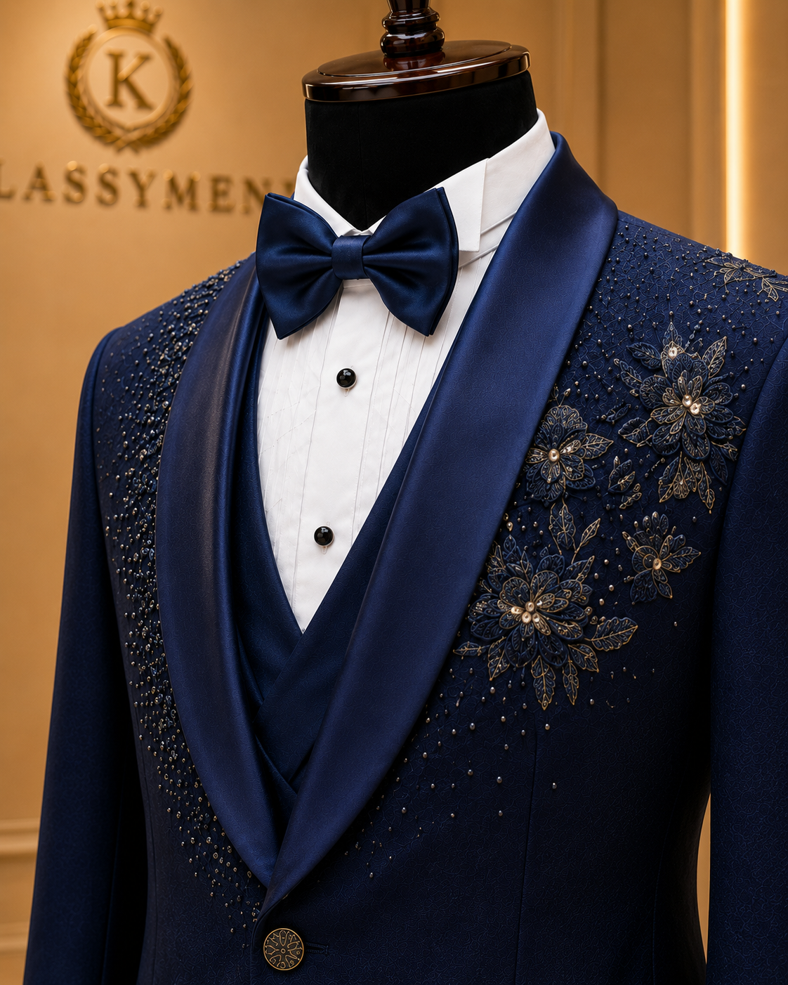 The KlassyMen Slim Fit Burgundy Suit