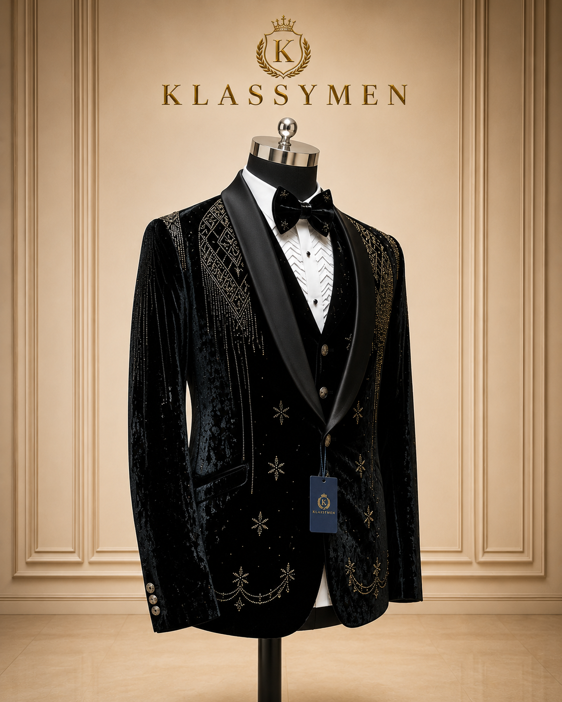The KlassyMen Classic Wool Suit