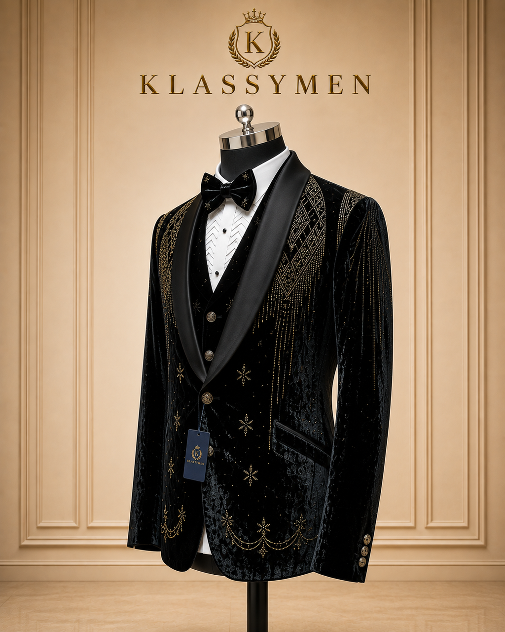 The KlassyMen Classic Wool Suit