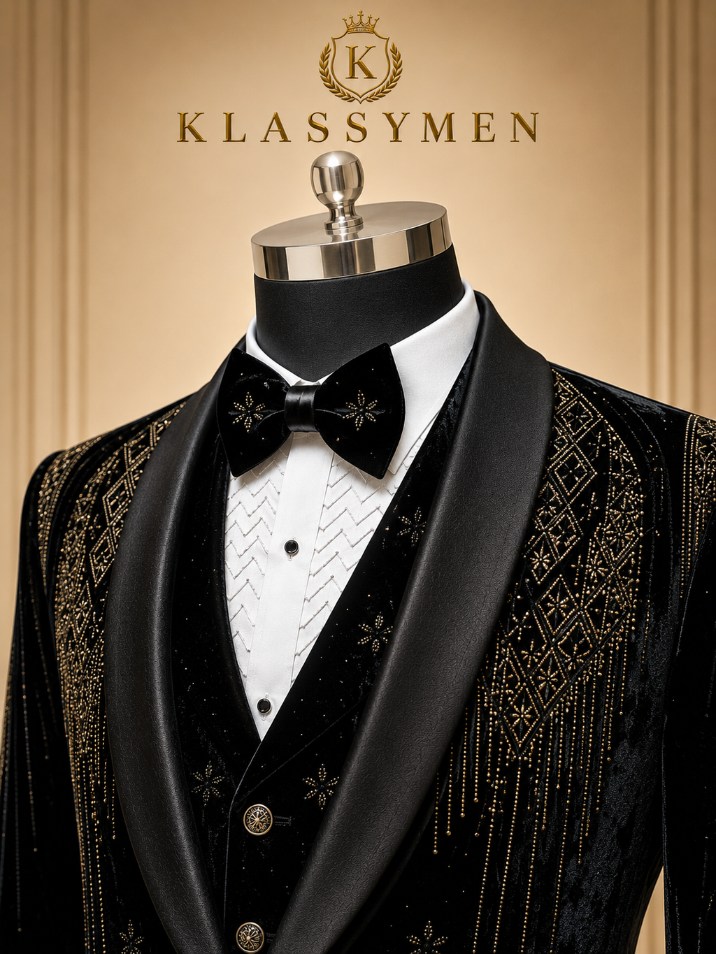 The KlassyMen Classic Wool Suit