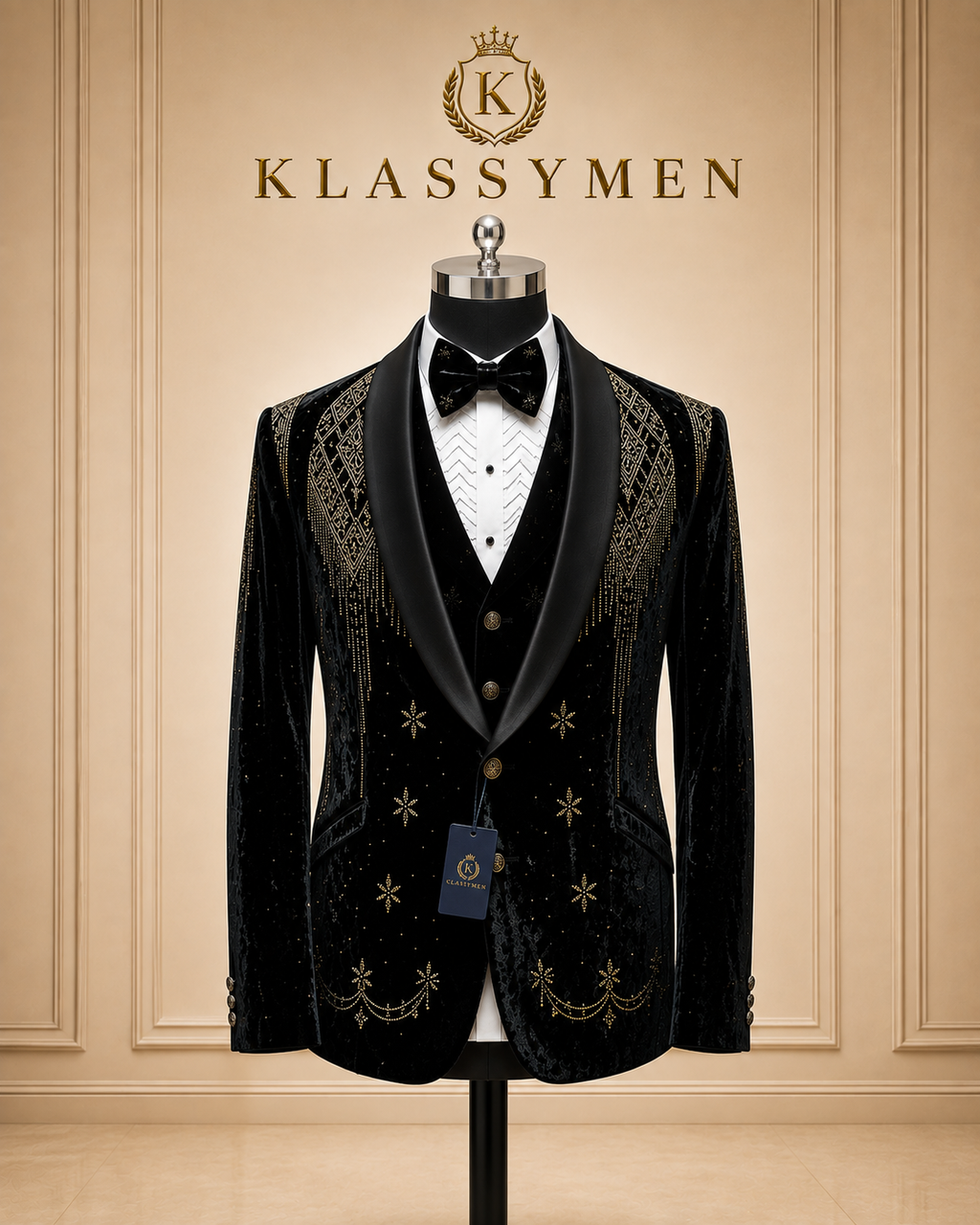 The KlassyMen Classic Wool Suit