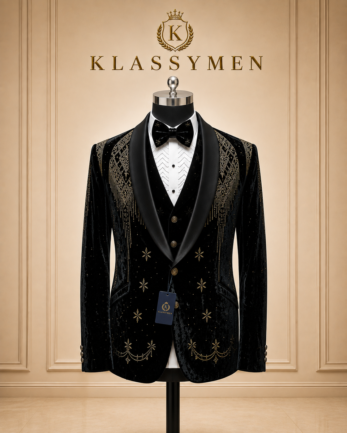 The KlassyMen Classic Wool Suit