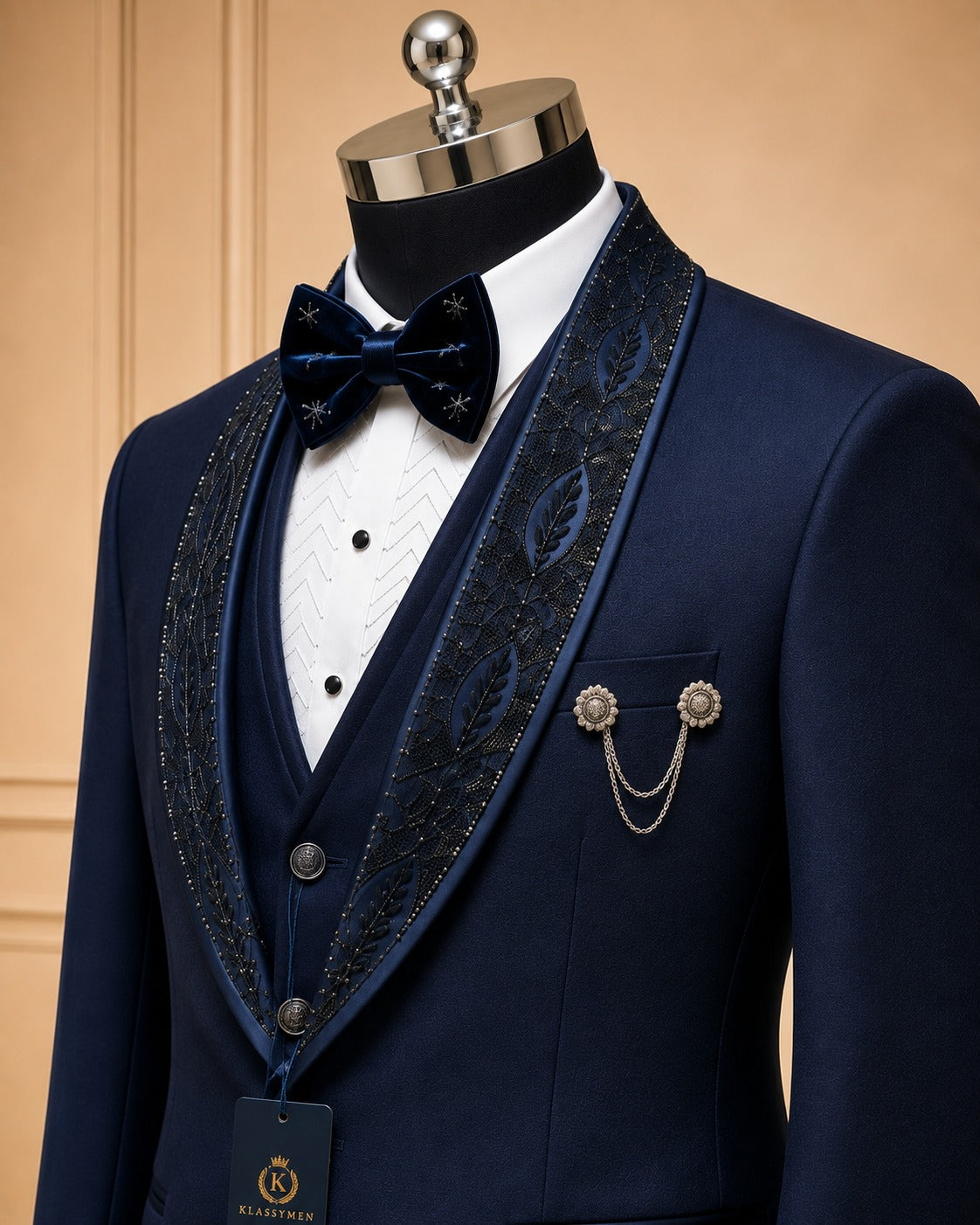 The KlassyMen Midnight Tuxedo Suit