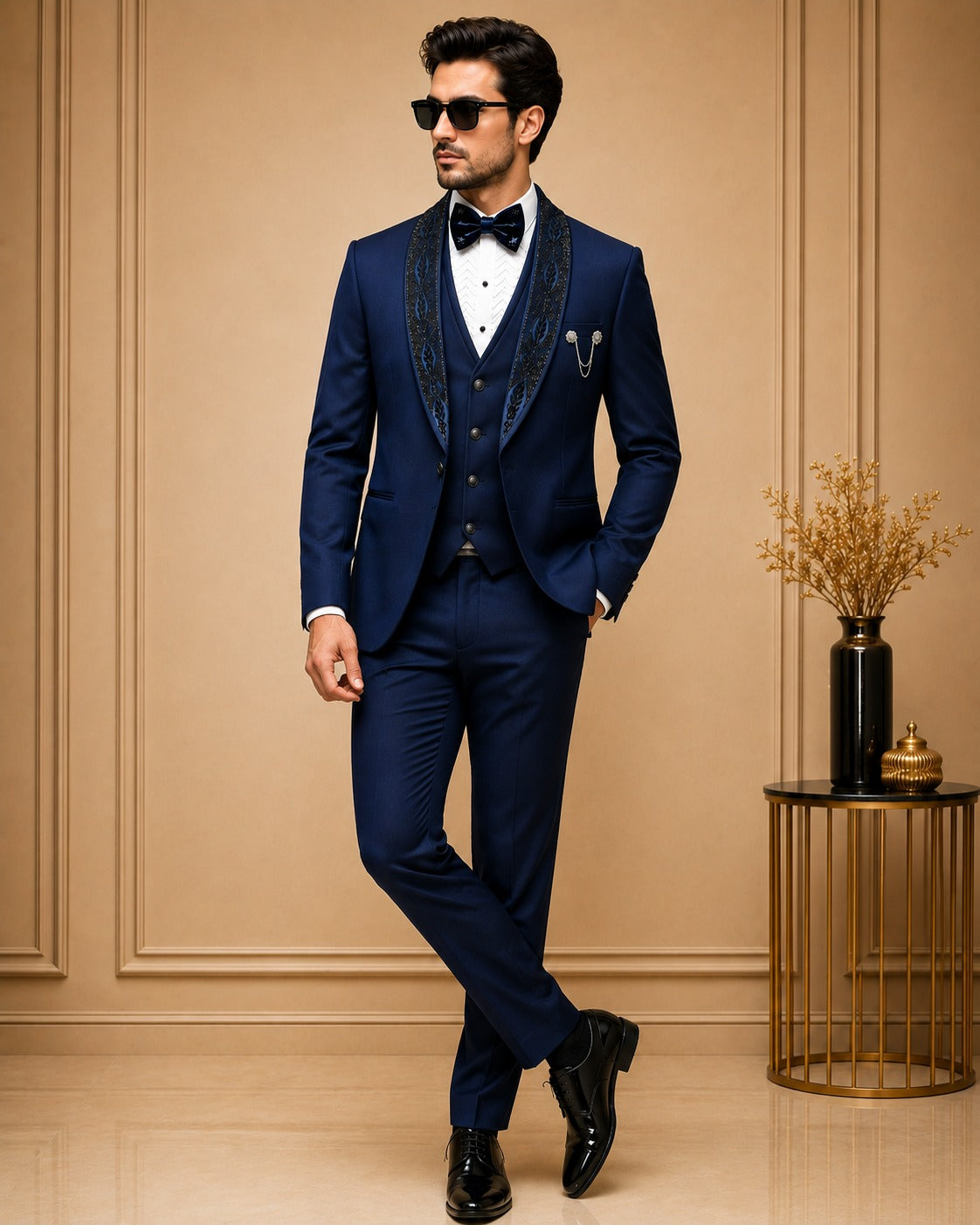 The KlassyMen Midnight Tuxedo Suit